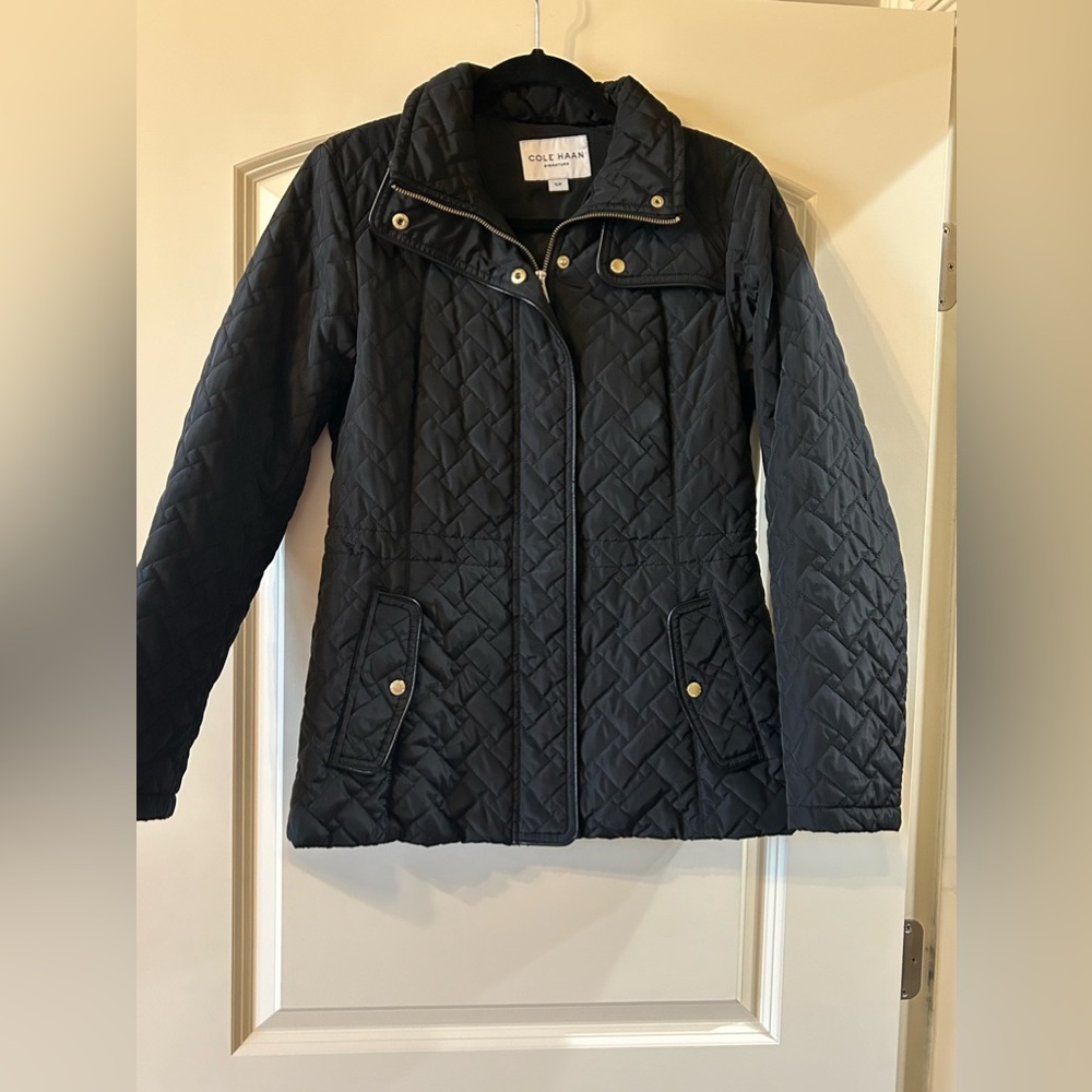 Cole Haan Signature Womens Quilted Jacket